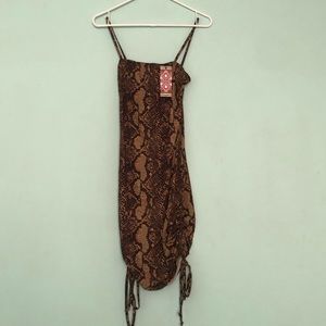 Snake pattern dress!